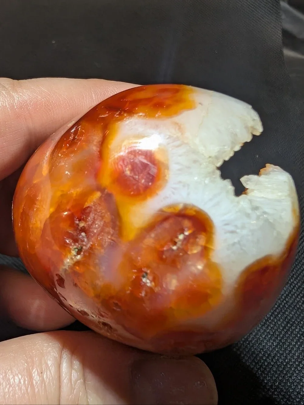 Carnelian Agate Geode